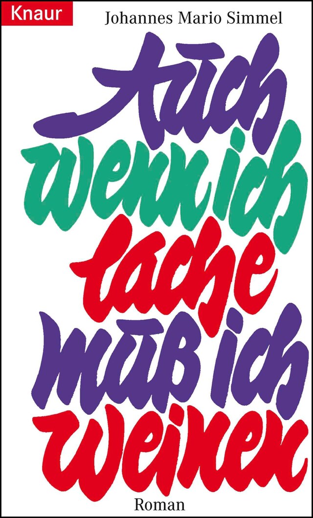 Book cover for Auch wenn ich lache, muß ich weinen