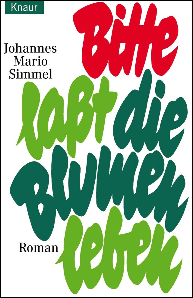 Book cover for Bitte lasst die Blumen leben