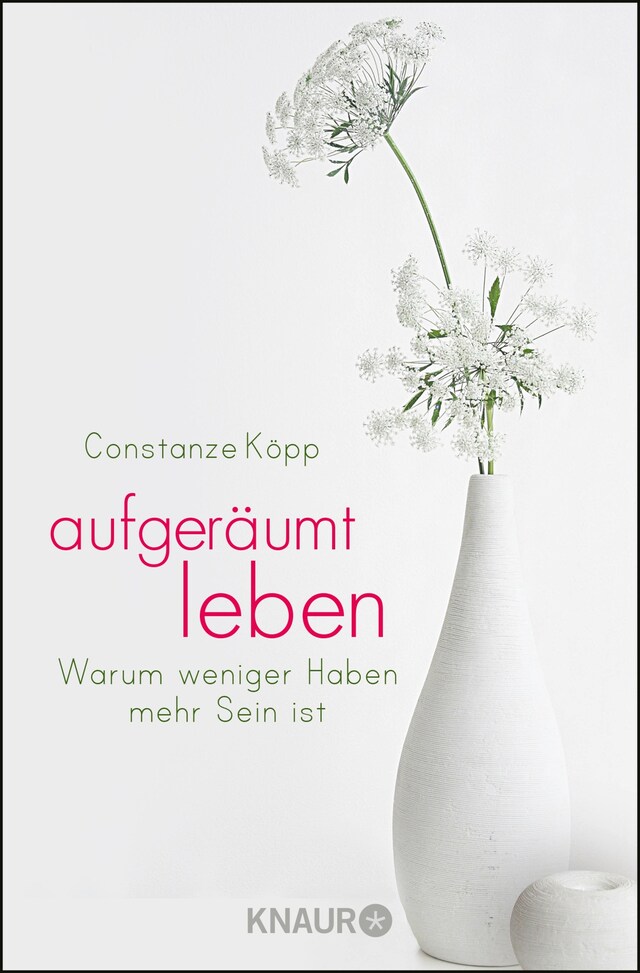 Book cover for Aufgeräumt leben