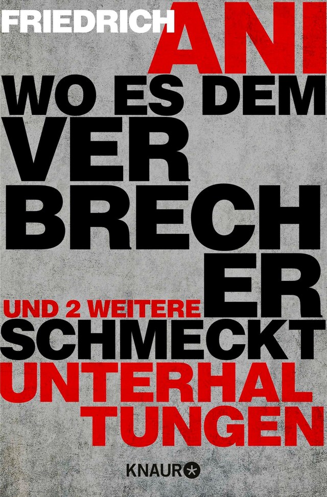 Book cover for Wo es dem Verbrecher schmeckt