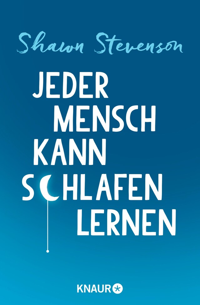 Book cover for Jeder Mensch kann schlafen lernen