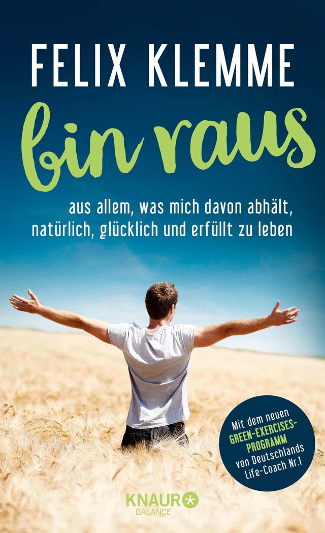 Buchcover für bin raus