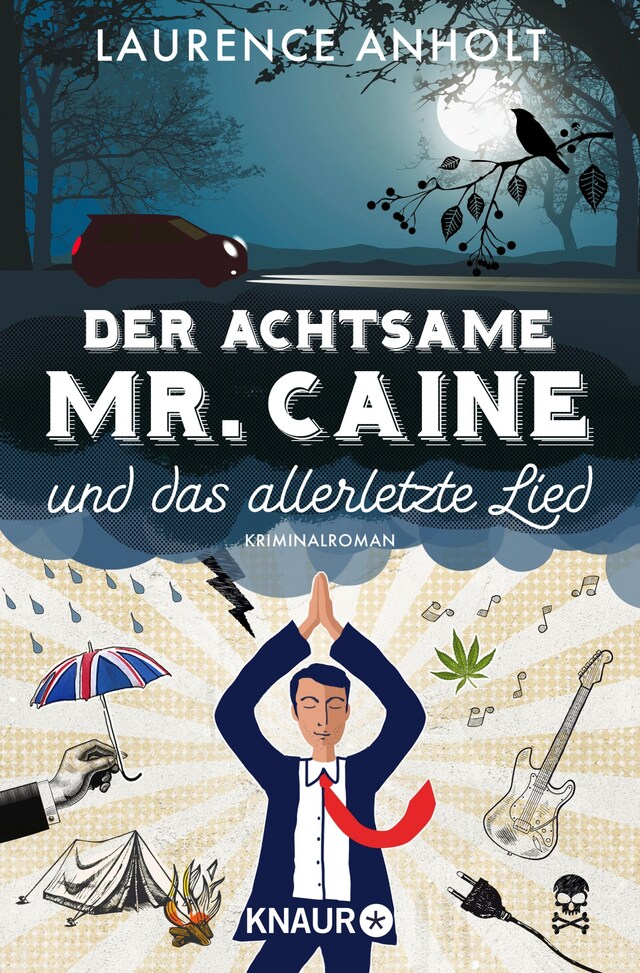 Buchcover für Der achtsame Mr. Caine und das allerletzte Lied