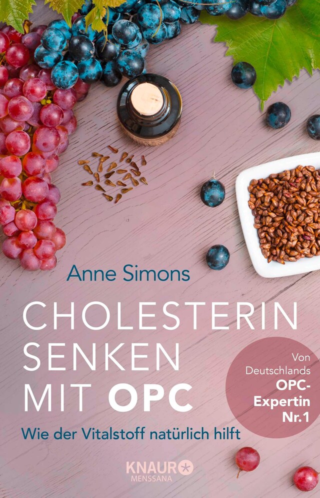 Buchcover für Cholesterin senken mit OPC