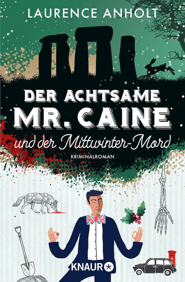Portada de libro para Der achtsame Mr. Caine und der Mittwinter-Mord
