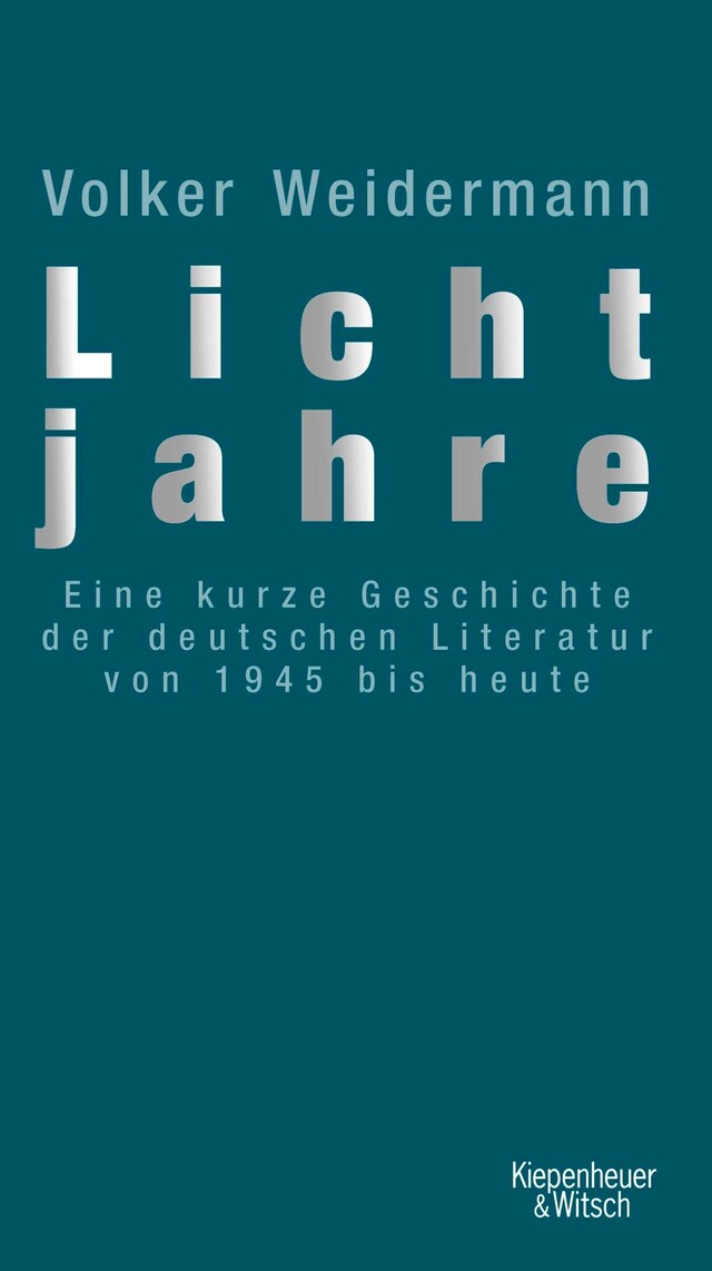 Lichtjahre Bokomslag for Lichtjahre