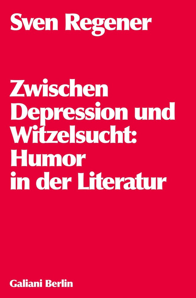 Book cover for Zwischen Depression und Witzelsucht