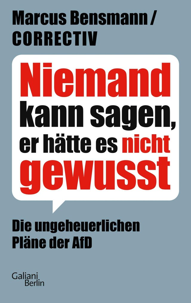 Couverture de livre pour Niemand kann sagen, er hätte es nicht gewusst