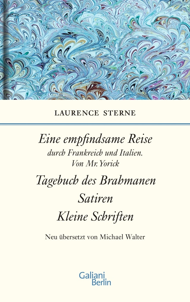 Book cover for Empfindsame Reise, Tagebuch des Brahmanen, Satiren, kleine Schriften