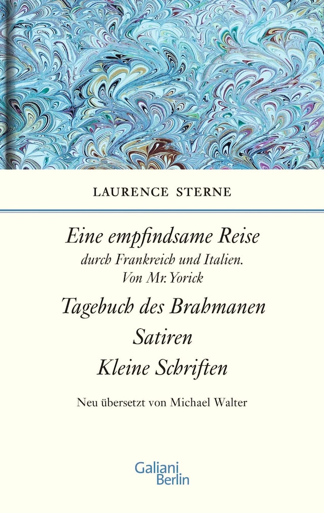 Buchcover für Empfindsame Reise, Tagebuch des Brahmanen, Satiren, kleine Schriften