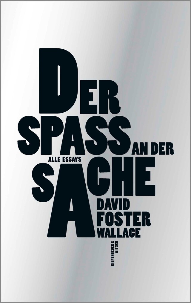 Buchcover für Der Spaß an der Sache