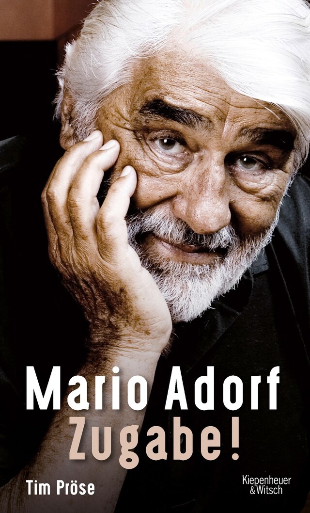 Okładka książki dla Mario Adorf. Zugabe!