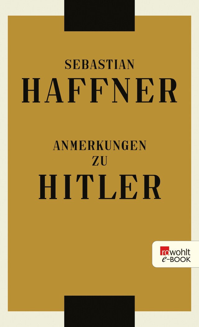Buchcover für Anmerkungen zu Hitler