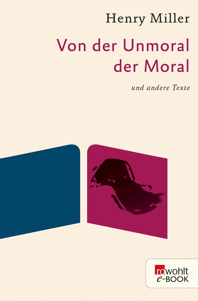 Kirjankansi teokselle Von der Unmoral der Moral