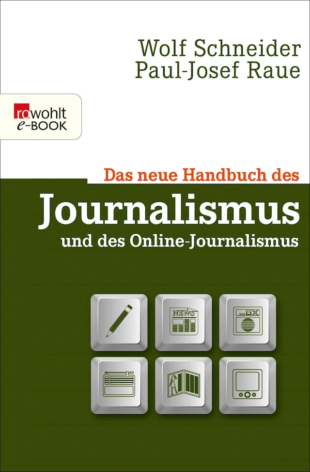 Kirjankansi teokselle Das neue Handbuch des Journalismus und des Online-Journalismus