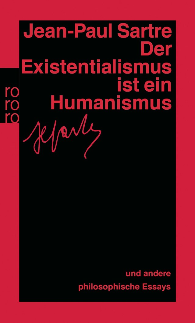 Buchcover für Der Existentialismus ist ein Humanismus