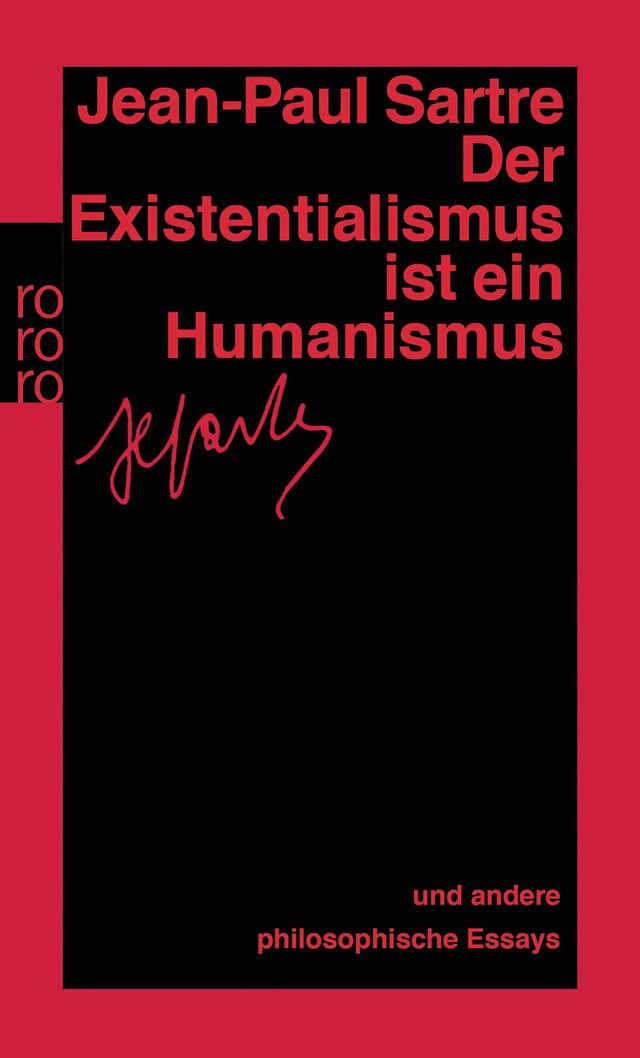 Okładka książki dla Der Existentialismus ist ein Humanismus