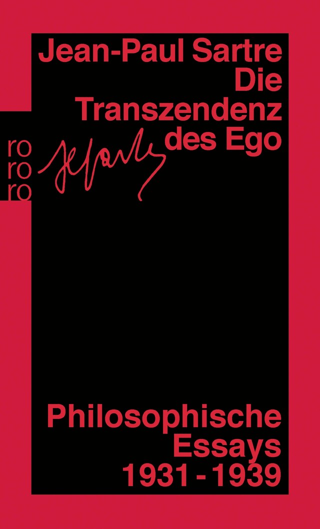 Buchcover für Die Transzendenz des Ego
