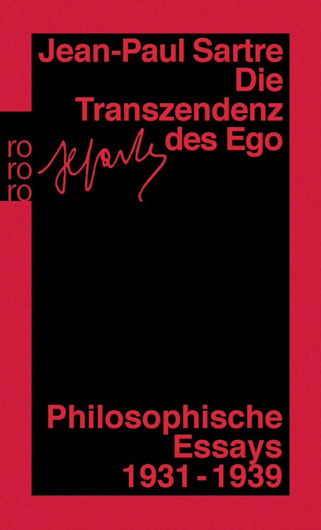 Copertina del libro per Die Transzendenz des Ego