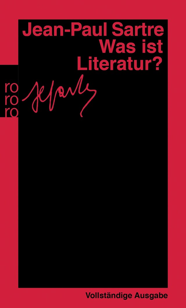 Kirjankansi teokselle Was ist Literatur?