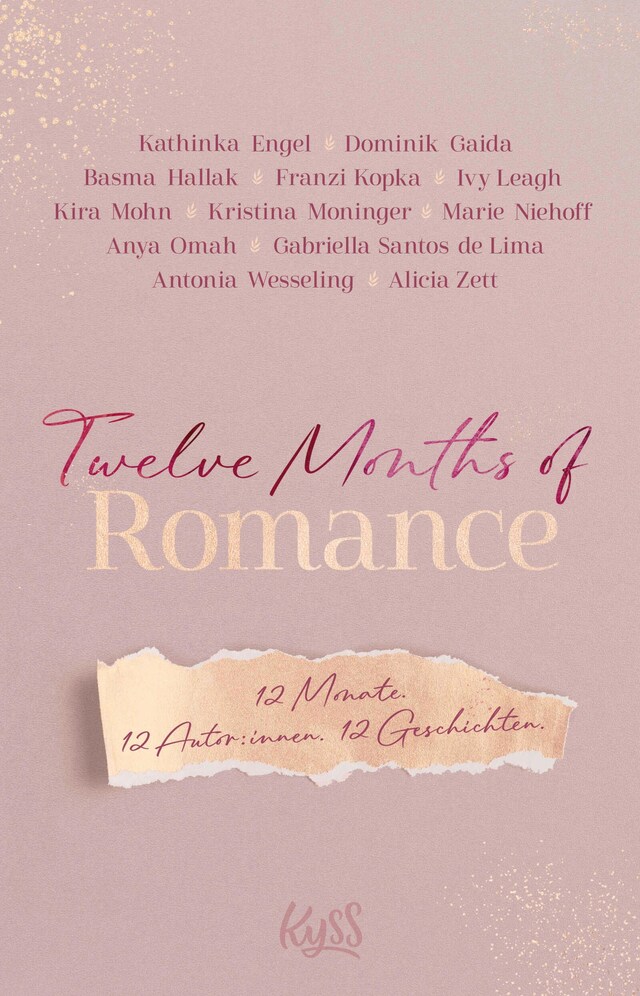 Book cover for Twelve Months of Romance