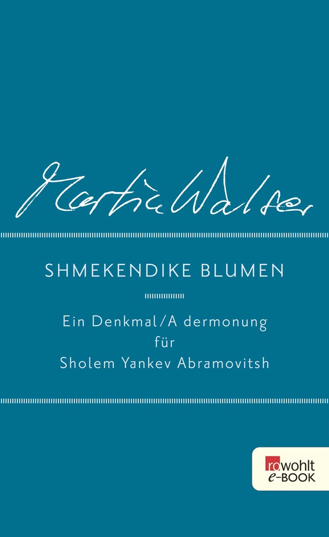 Book cover for Shmekendike blumen