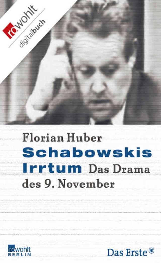 Copertina del libro per Schabowskis Irrtum