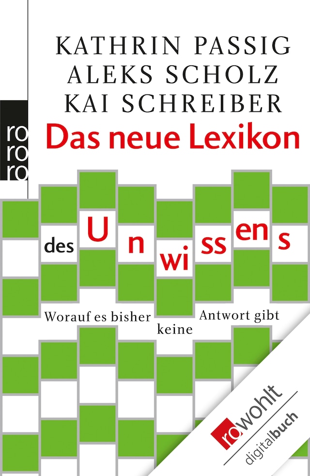Book cover for Das neue Lexikon des Unwissens