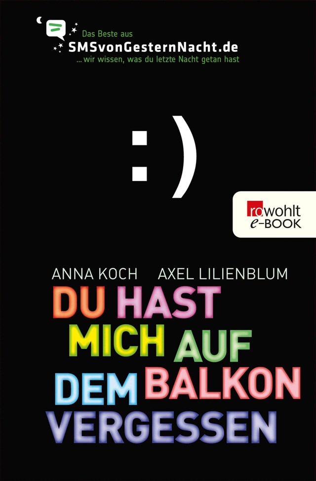 Book cover for Du hast mich auf dem Balkon vergessen