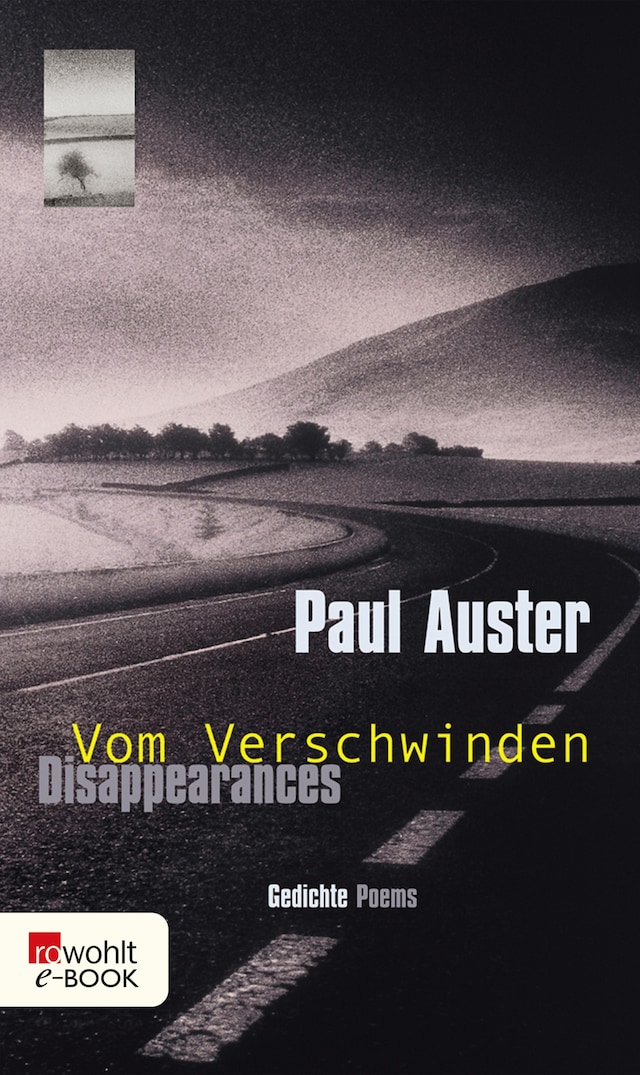 Book cover for Disappearances - Vom Verschwinden