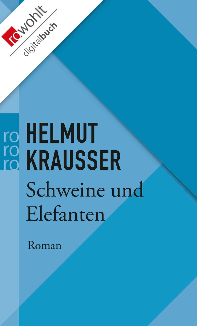 Kirjankansi teokselle Schweine und Elefanten