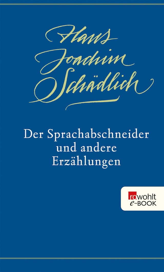 Buchcover für Der Sprachabschneider und andere Erzählungen