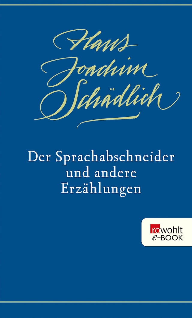 Okładka książki dla Der Sprachabschneider und andere Erzählungen