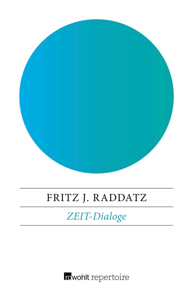 Buchcover für ZEIT-Dialoge