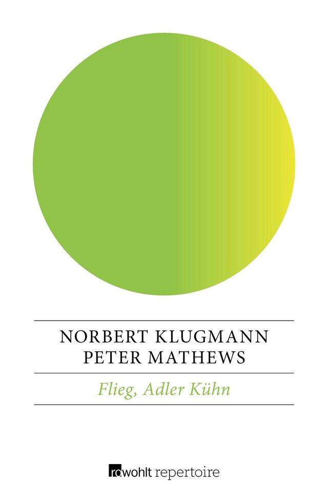 Kirjankansi teokselle Flieg, Adler Kühn