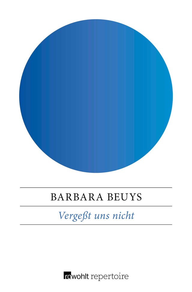 Book cover for Vergeßt uns nicht