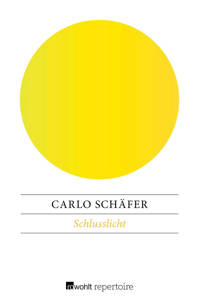 Book cover for Schlusslicht