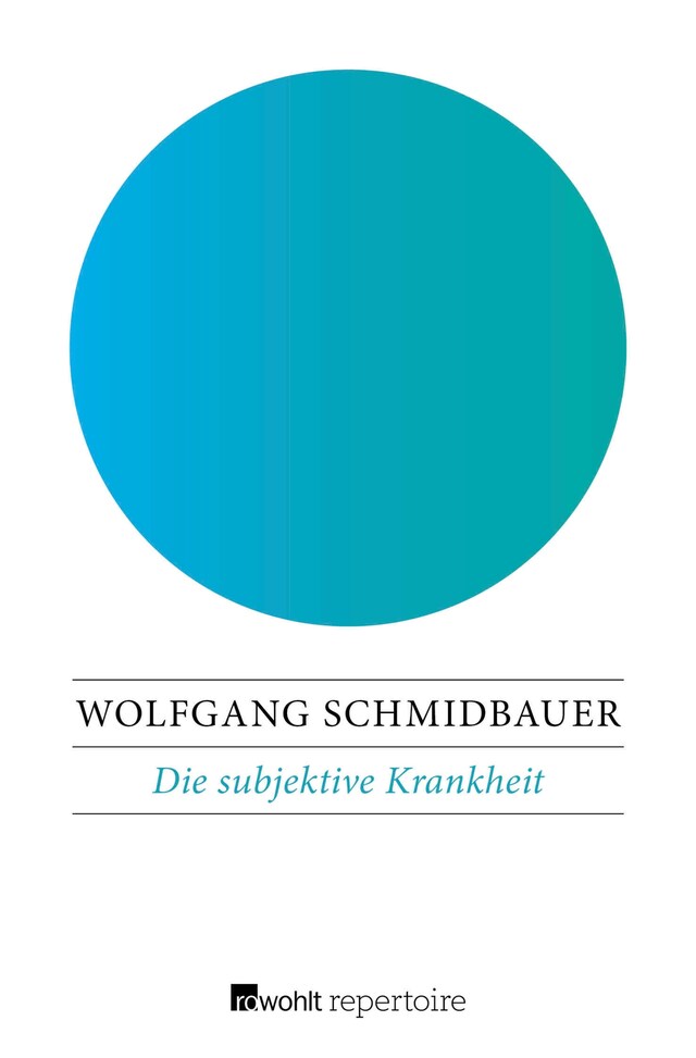 Book cover for Die subjektive Krankheit