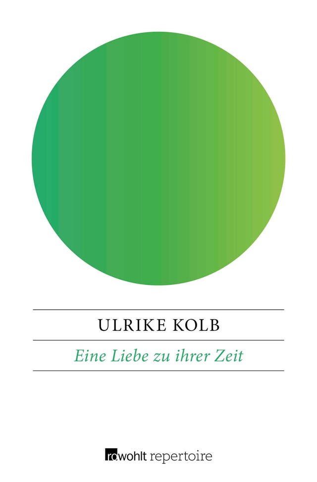 Book cover for Eine Liebe zu ihrer Zeit