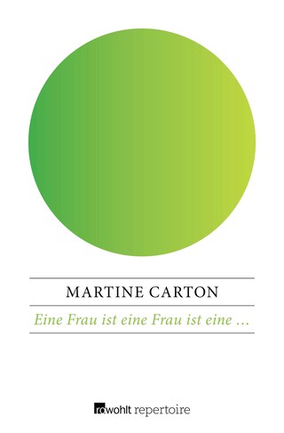 Eine Frau ist eine Frau ist eine … bookCoverFor