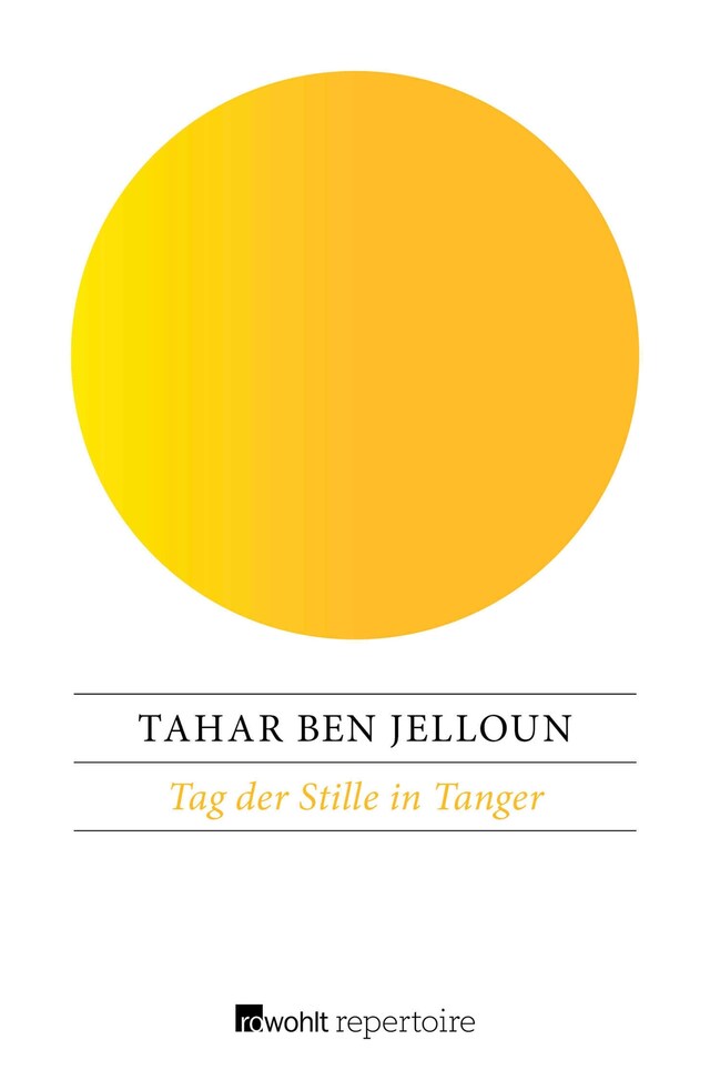 Book cover for Tag der Stille in Tanger