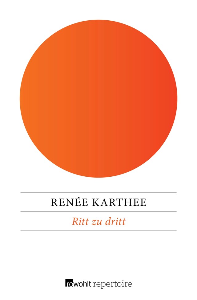 Copertina del libro per Ritt zu dritt