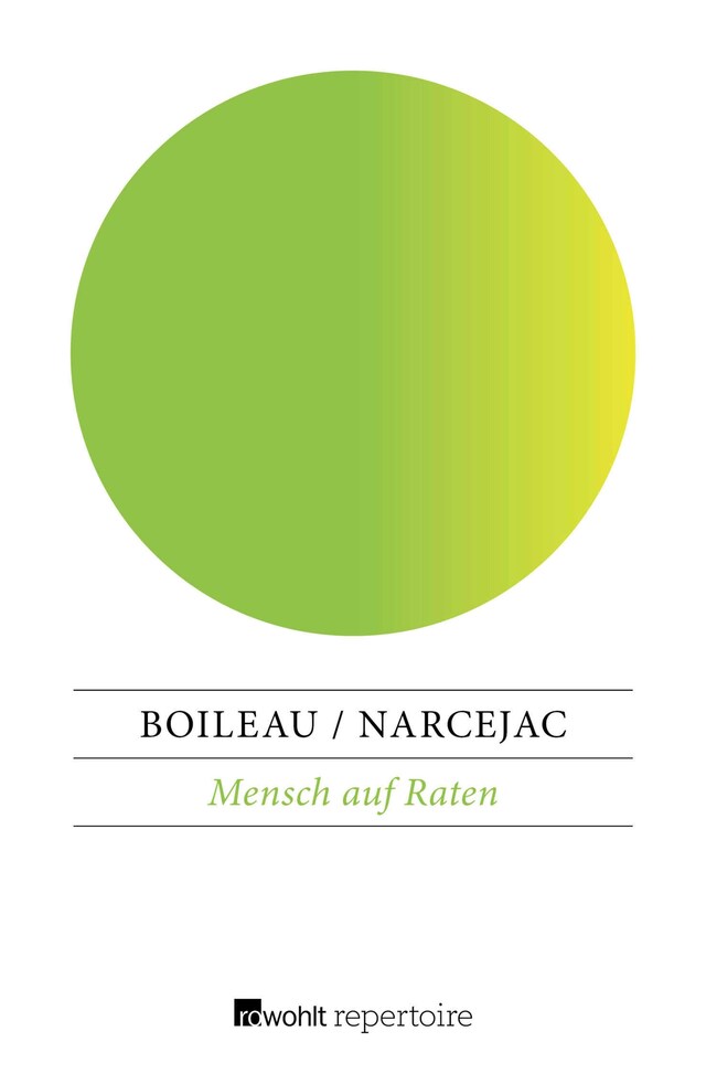 Book cover for Mensch auf Raten