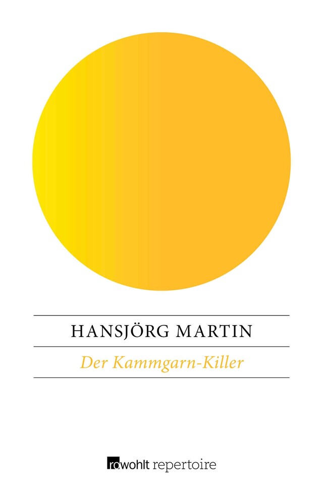 Copertina del libro per Der Kammgarn-Killer