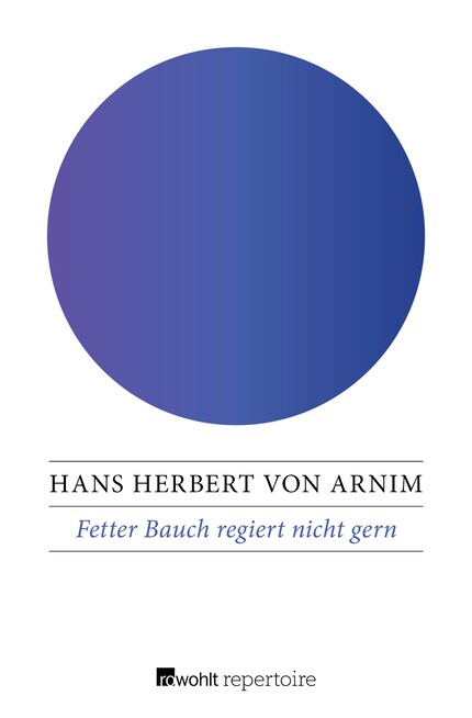 Fetter Bauch regiert nicht gern bookCoverFor