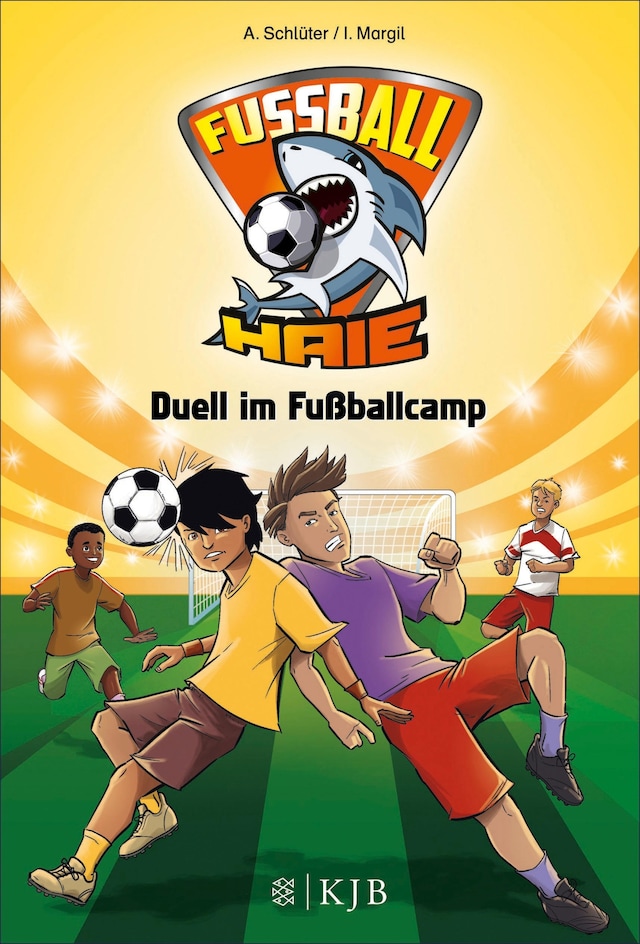 Buchcover für Fußball-Haie: Duell im Fußballcamp