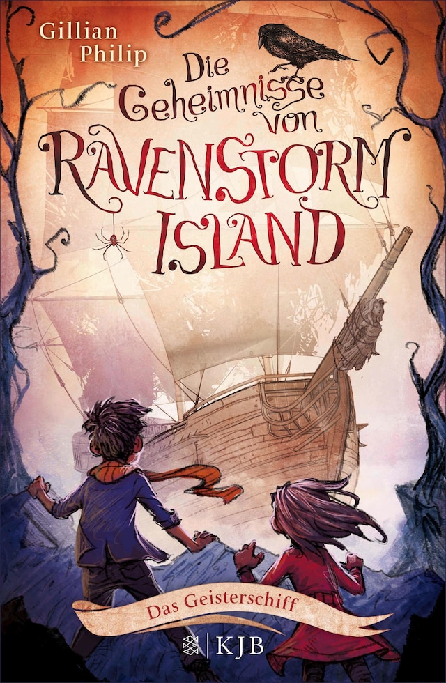 Couverture de livre pour Die Geheimnisse von Ravenstorm Island – Das Geisterschiff