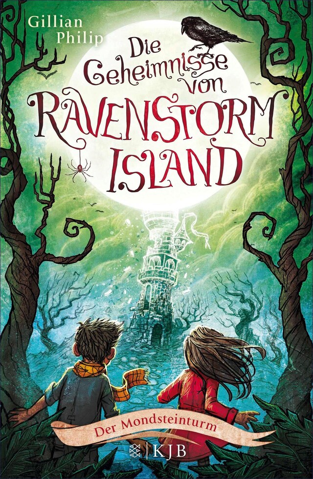 Portada de libro para Die Geheimnisse von Ravenstorm Island – Der Mondsteinturm