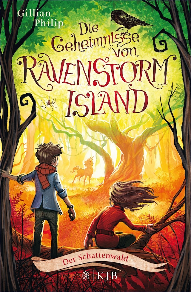 Buchcover für Die Geheimnisse von Ravenstorm Island – Der Schattenwald