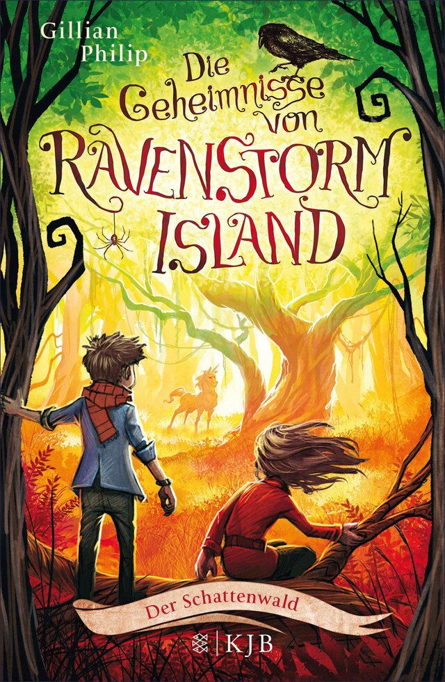 Copertina del libro per Die Geheimnisse von Ravenstorm Island – Der Schattenwald